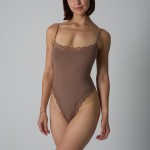 Women's lance suspenders bodysuit SK1204