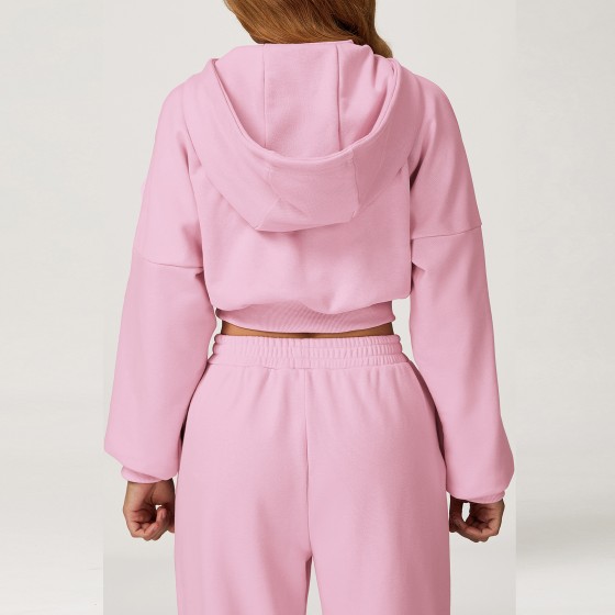 Women's Winter Warm Sports Set Hoodie + Sweatpants TZ4507